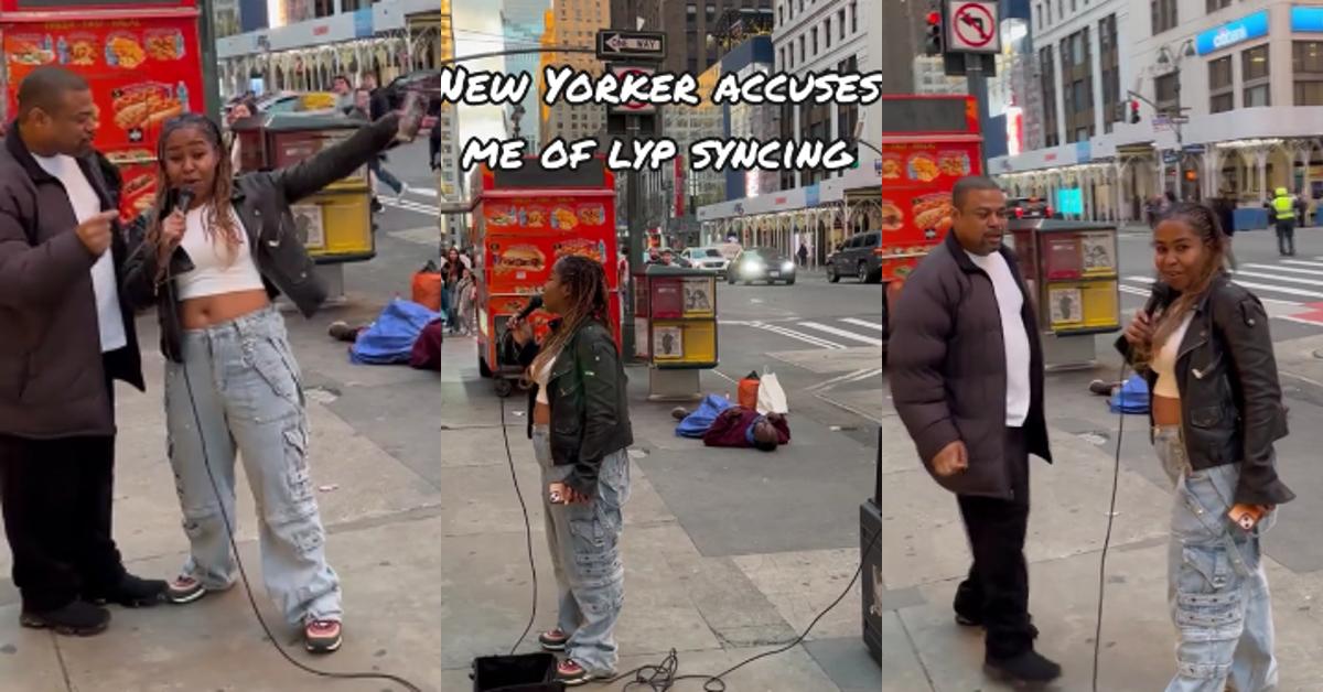 Man Accuses Busker of Lip Syncing — Gets Shut Down